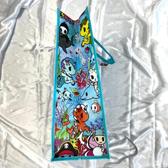Loungefly Tokidoki Mermicorno Buds Sea Punks Reusable Tote Bag Mermaid Unicorn - Picture 4 of 7